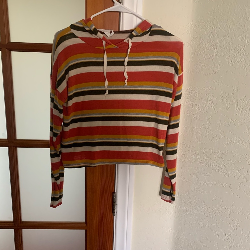 Crop top hoodie
